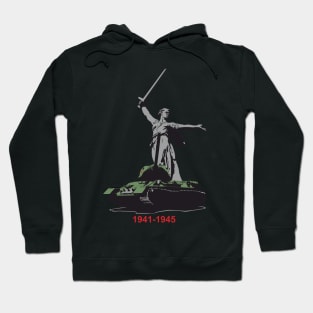 Tank T-34-85 and the monument "Motherland" Hoodie